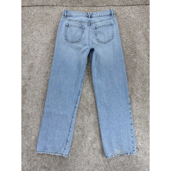Garage Denim Slouchy Jeans Women's 0/24 Blue Light Wash Baggy Relaxed Organic - Picture 2 of 10